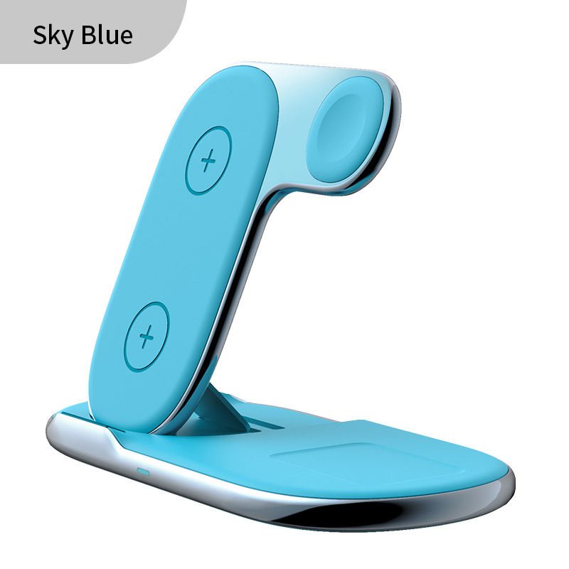 556955442 Foldable 3-in-1 wireless charger suitable for wireless charging of Huawei Android phones, Apple watches - Image 3