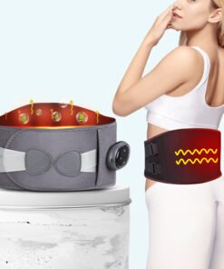 Electric Heating Waist Massage Belt Back Support Warm Hot Compress Palace Physiotherapy Waist Electric Abdominal Massager