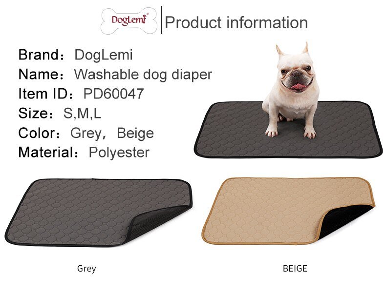 557232108 Reusable Dog Diaper Waterproof Pet Urine Mat Urine Water Absorbent Mat for Dog Cats Sleeping Bed Blanket Puppy Training Pads - Image 2