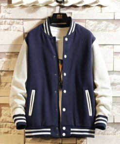 Baseball uniform, men's casual loose and trendy hoodie, men's plus size couple student class jacket