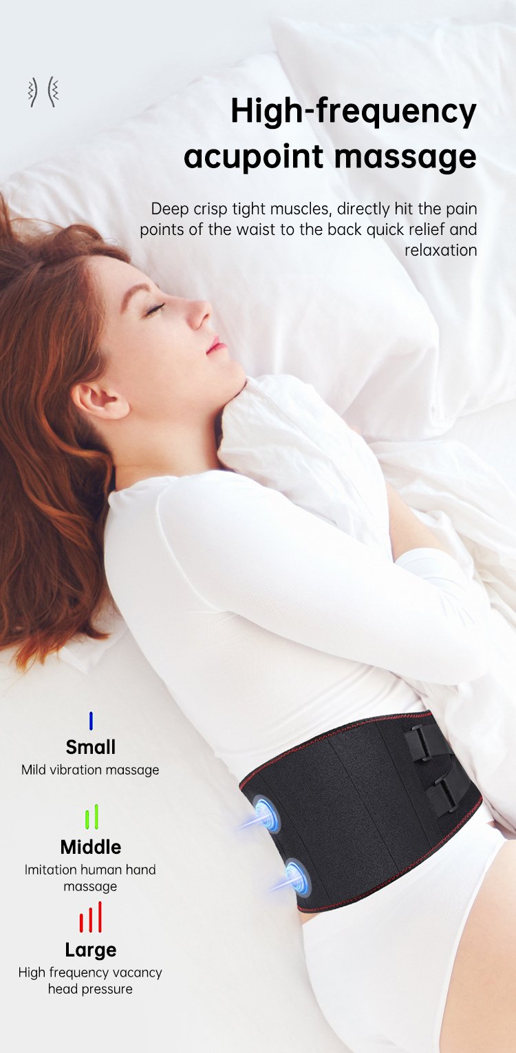 556874160 Electric Heating Waist Massage Belt Back Support Warm Hot Compress Palace Physiotherapy Waist Electric Abdominal Massager - Image 14