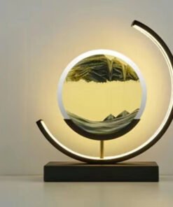 LED Flowing Sand Painting Lamp: Night Light for Home (Gift Option)