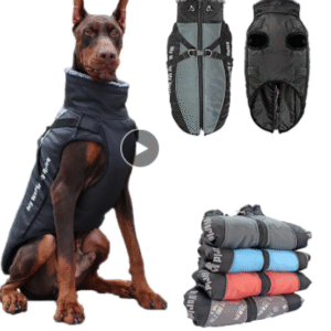 New Large Pet Clothes Warm Reflective Dog Clothes Thickened Dog Jackets Pet Cotton Coats