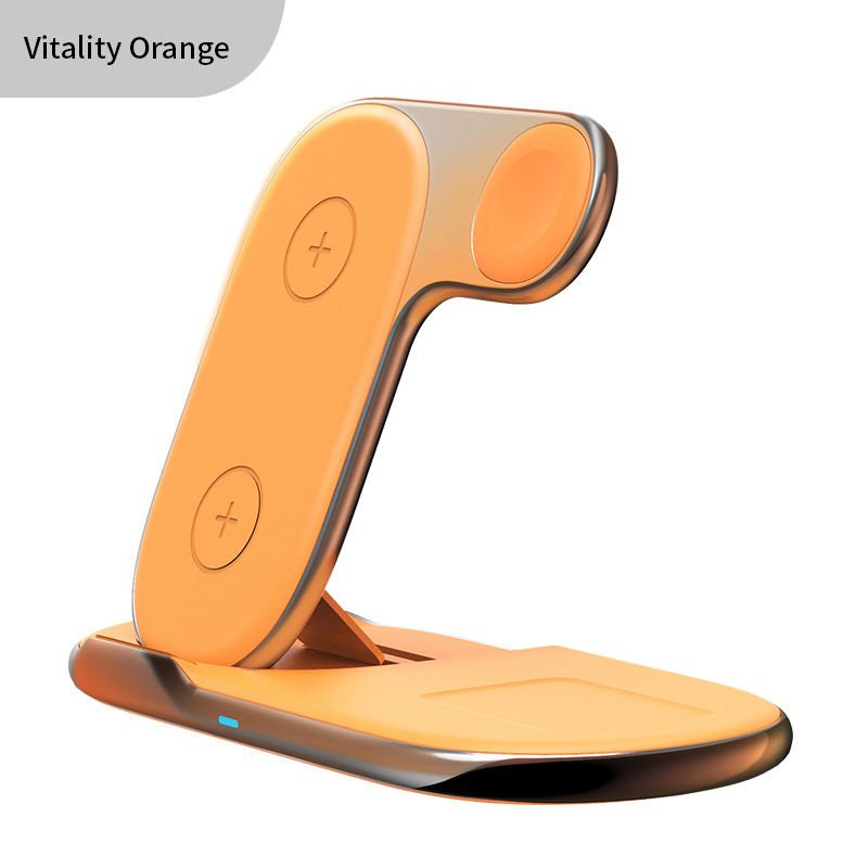 556955443 Foldable 3-in-1 wireless charger suitable for wireless charging of Huawei Android phones, Apple watches - Image 4