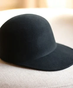 Wool Cap Solid Color Winter Baseball Cap for Men Women Visor Unisex Premium Baseball Cap Hat Outdoor Adjustable