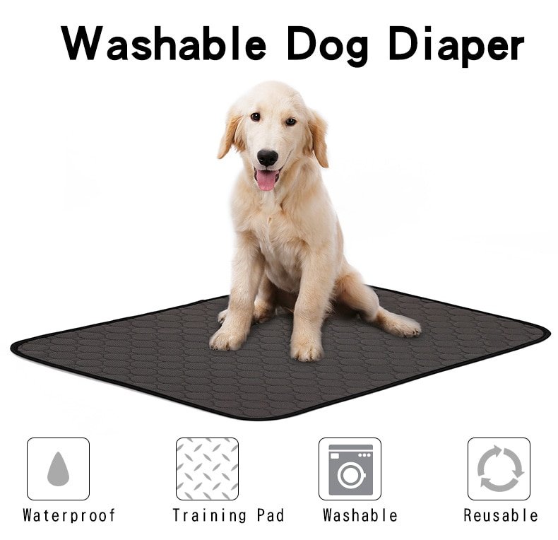 557232107 Reusable Dog Diaper Waterproof Pet Urine Mat Urine Water Absorbent Mat for Dog Cats Sleeping Bed Blanket Puppy Training Pads