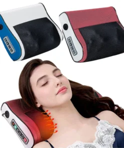4 Key Smart Cervical Neck Shoulder Electric Waist Back Shiatsu Massage Pillow Heated Car Seat Massage Neck and Shoulder Massager