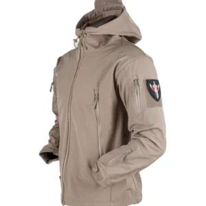 Army Shark Skin Soft Shell Clothes Tactical Windproof Waterproof jacket men Flight Pilot Hood Coat Military Field bomber Jacket
