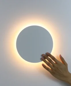 LED Wall Light With Touch Switch Bedroom Bedside Wall Lamp Indoor Stair Lighting Lamp Fixture Iron And Acrylic Materials 11W
