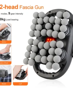 42-Heads Fascia Gun High-Frequency Vibration Body Massage Gun Back and Waist Massager Neck Shoulder Massager Muscle masajeador