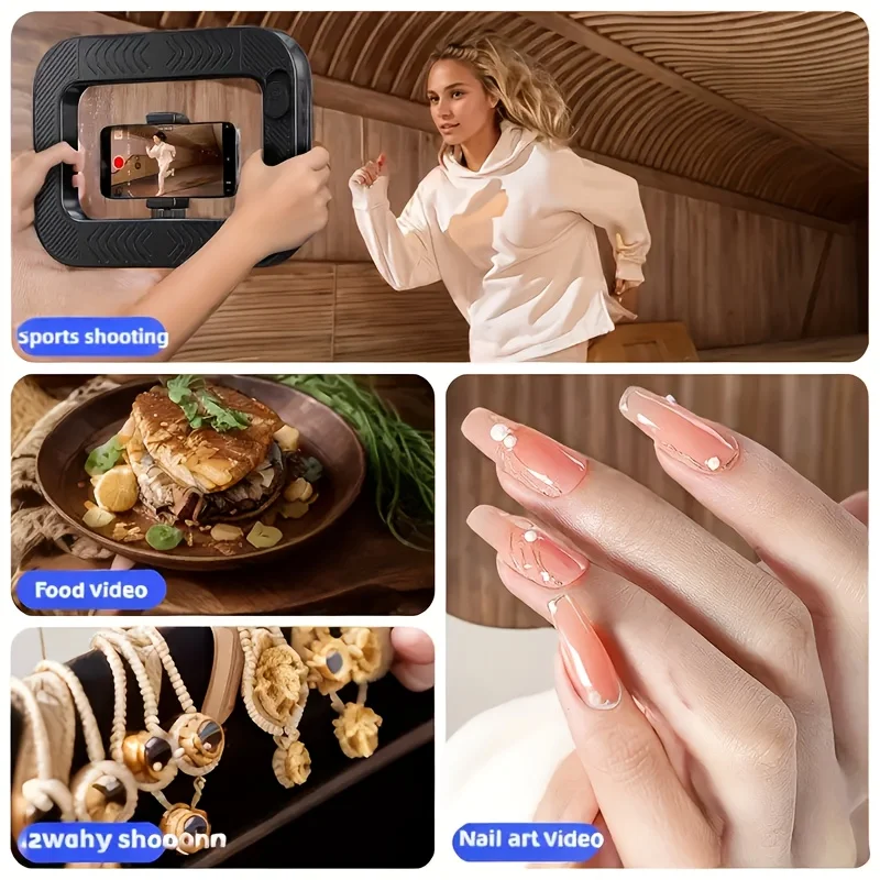 557464746 Portable Handheld LED Ring Fill Light USB Rechargeable Selfie Lamp for Phone Camera Makeup Live Broadcast Tiktok YouTube Video - Image 6