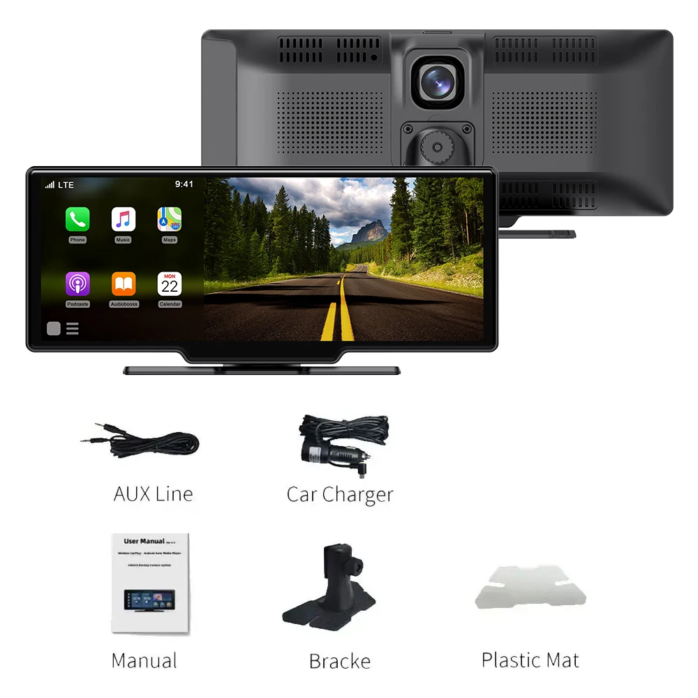 557399718 Pionray 7/10 inches android auto Universal Portable CarPlay for Car Screen Car Radio Video Wireless Carplay Screen for Apple - Image 7