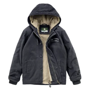 Men Hooded Winter Jackets Casual Coats High Quality Male Loose Bomber Jacket Outwear Fleece Thicker Warm Parkas Down Jackets 4XL