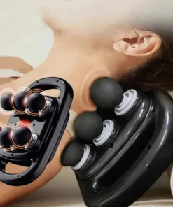 6 Head Massage Gun for Muscle Relief Deep Tissue Percussion for Neck Cervical Spine Full Body