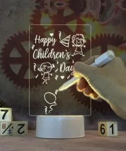 Note Board Creative Led Night Light USB Message Board Holiday Light With Pen Gift For Children Girlfriend Decoration Night Lamp