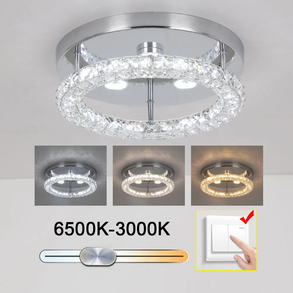 557056961 Modern Chandelier Ceiling Lamp K9 Luxury Crystal Led Living Dining Room Decor Pendant Light RC Dimmable Luminaire Home Fixture - Image 7