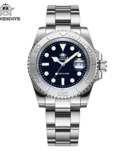 ADDIESDIVE Luxurious Men's Analog Quartz Watch BGW9 Luminous 20 Bar Waterproof Men's Diving Stainless Steel Men Watches H3
