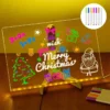 LED Note Board Night Light with 7 Colors Pen Lighted Acrylic Drawing Board Glowing Message Marker Board For Office School Home S885b8e86163647d9b60828e3378b0818j 100x100