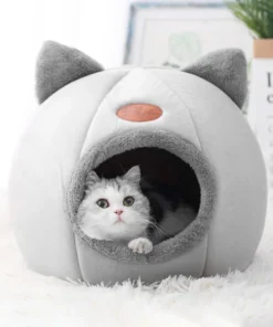 New Deep Sleep Comfort In Winter Cat Bed Iittle Mat Basket Small Dog House Products Pets Tent Cozy Cave Nest Indoor Cama Gato