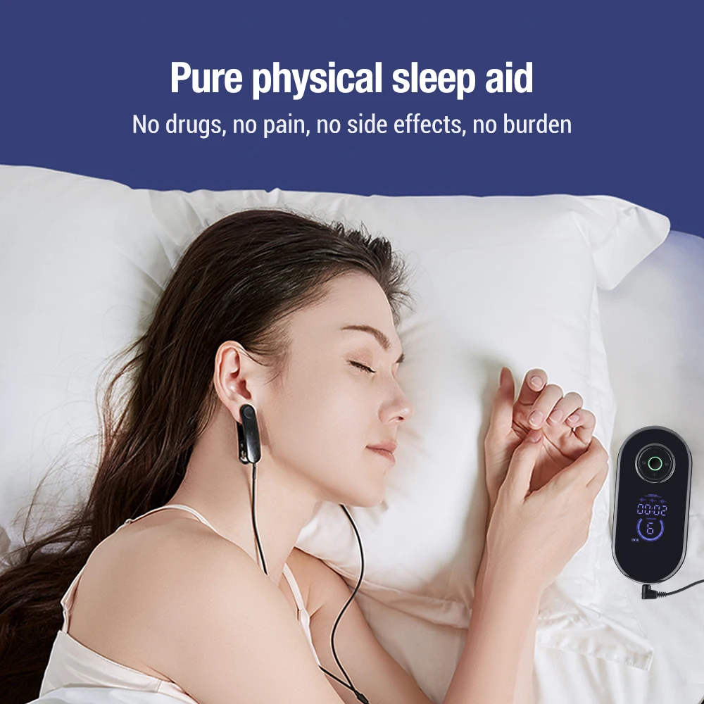 556873311 Microcurrent Stimulation CES Sleeping Aid Device for Insomnia Anxiety Depression Migraine - Electrotherapy for Better Sleep - Image 4