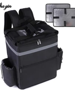 Insulated Delivery Backpack - Thermal Food Delivery Bag for Riders, 30L Large Capacity Takeout & Grocery Backpack