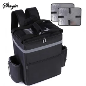 Home Insulated Delivery Backpack - Thermal Food Delivery Bag for Riders, 30L Large Capacity Takeout & Grocery Backpack
