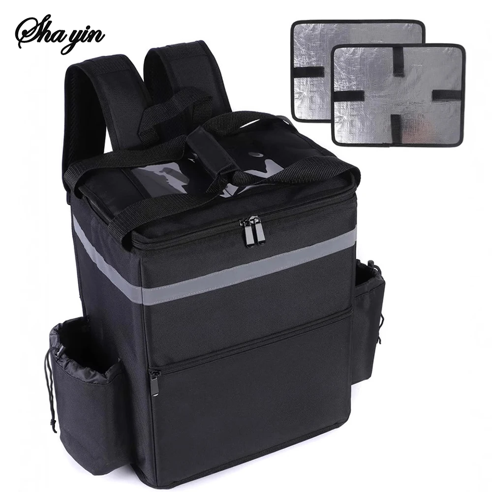 Home Insulated Delivery Backpack - Thermal Food Delivery Bag for Riders, 30L Large Capacity Takeout & Grocery Backpack