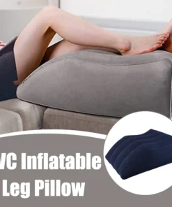 PVC Elevation Leg Pillows Foot Pillow Inflatable Leg Pillow Lightweight Knee Cushion Portable Wedge Pillow